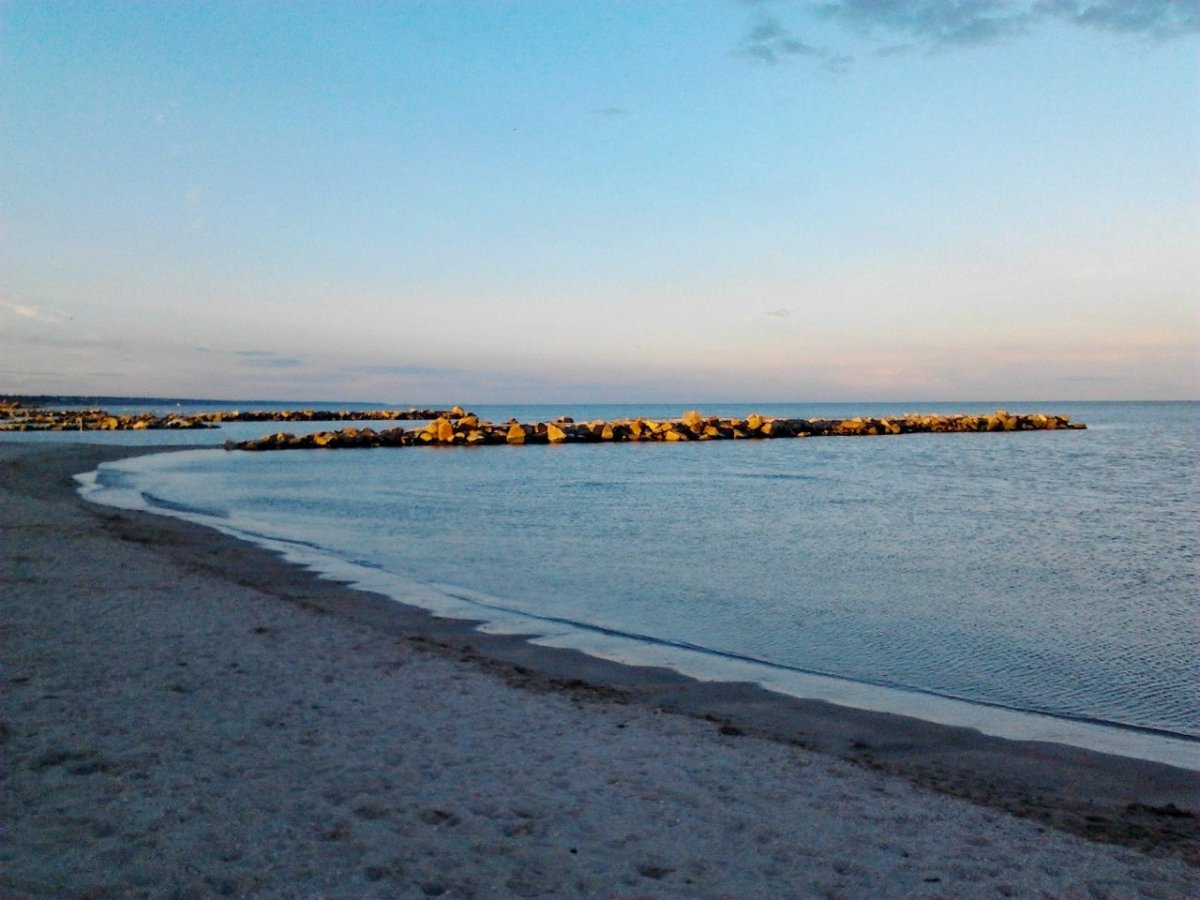 Приморск пляж