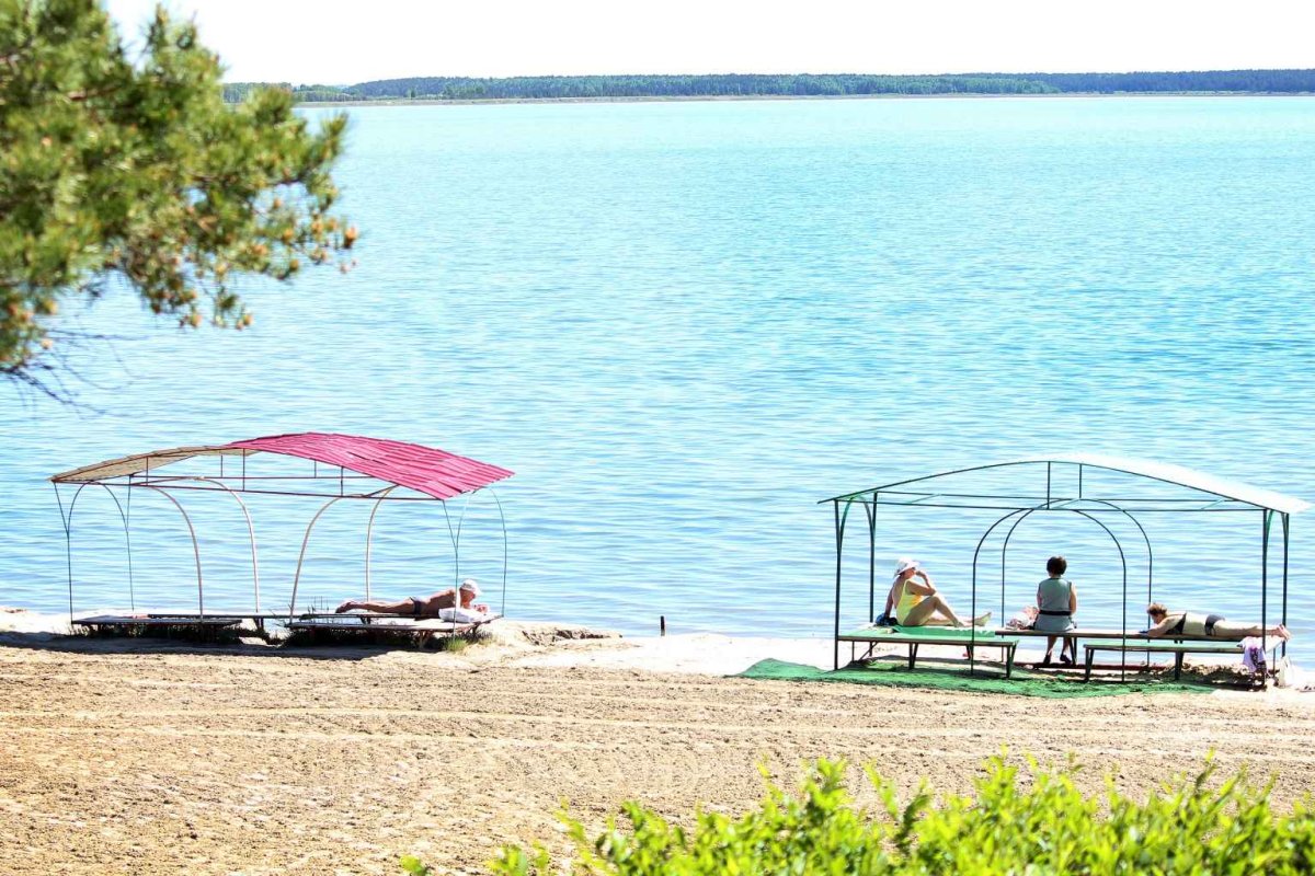 Курорт озеро Медвежье Курганская область