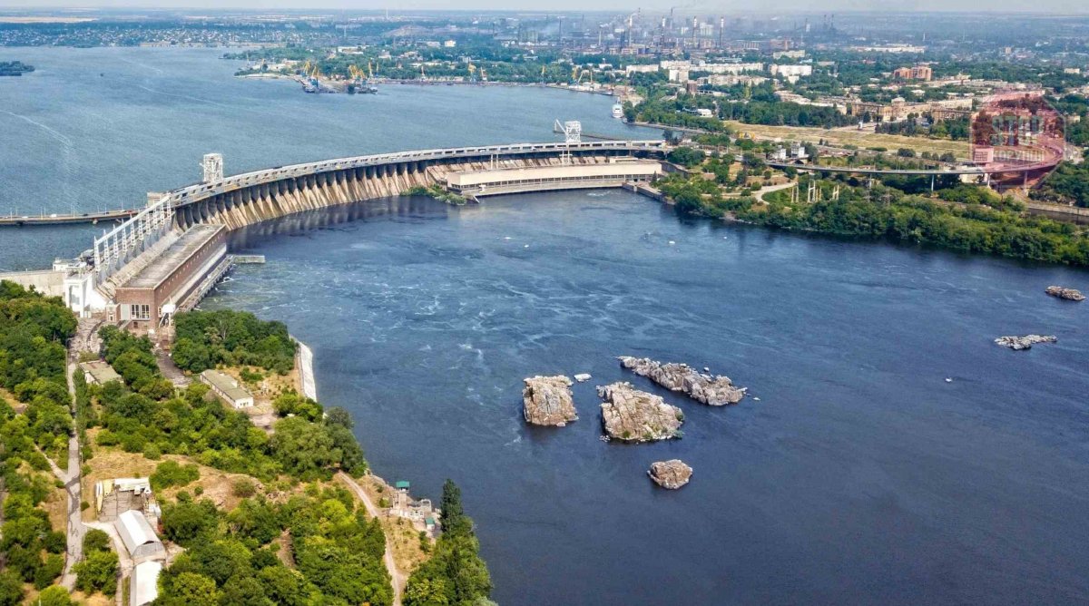 Плотина ДНЕПРОГЭС Запорожье