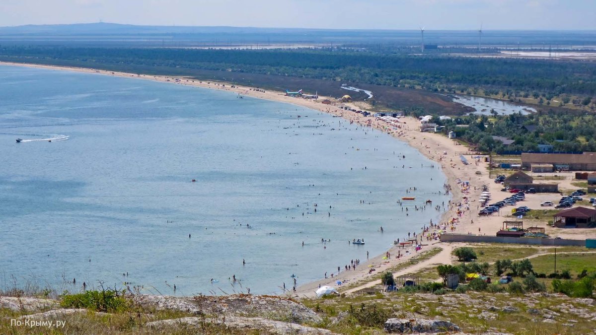 Азовское море Казантипский залив