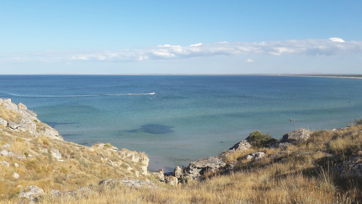 Азовское море мыс казантип