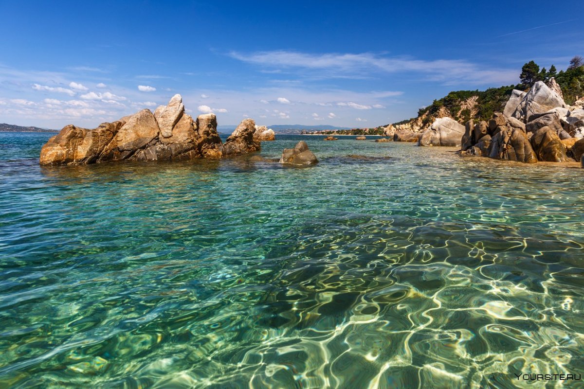 Лазурное море фото