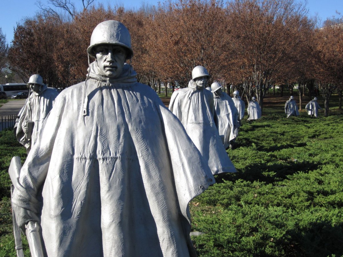 Korean War veterans Memorial