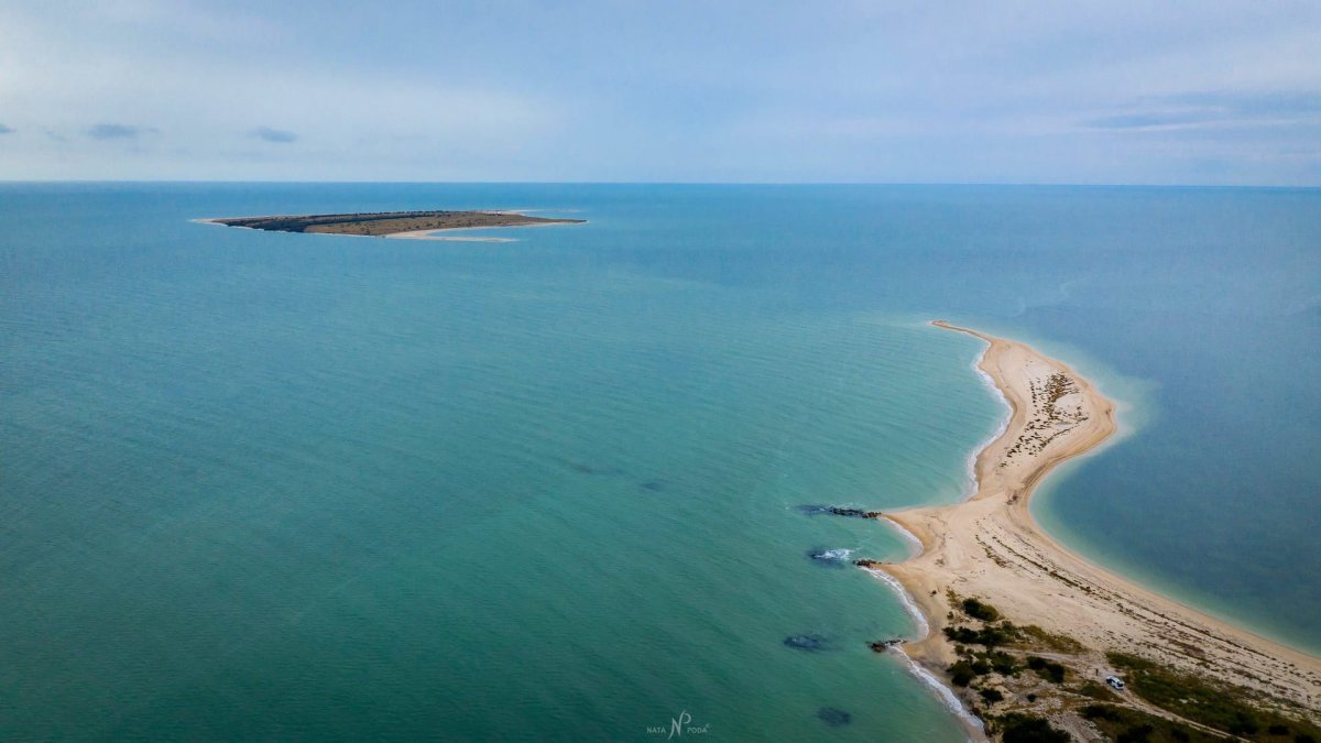 Беглицкая коса Азовское море