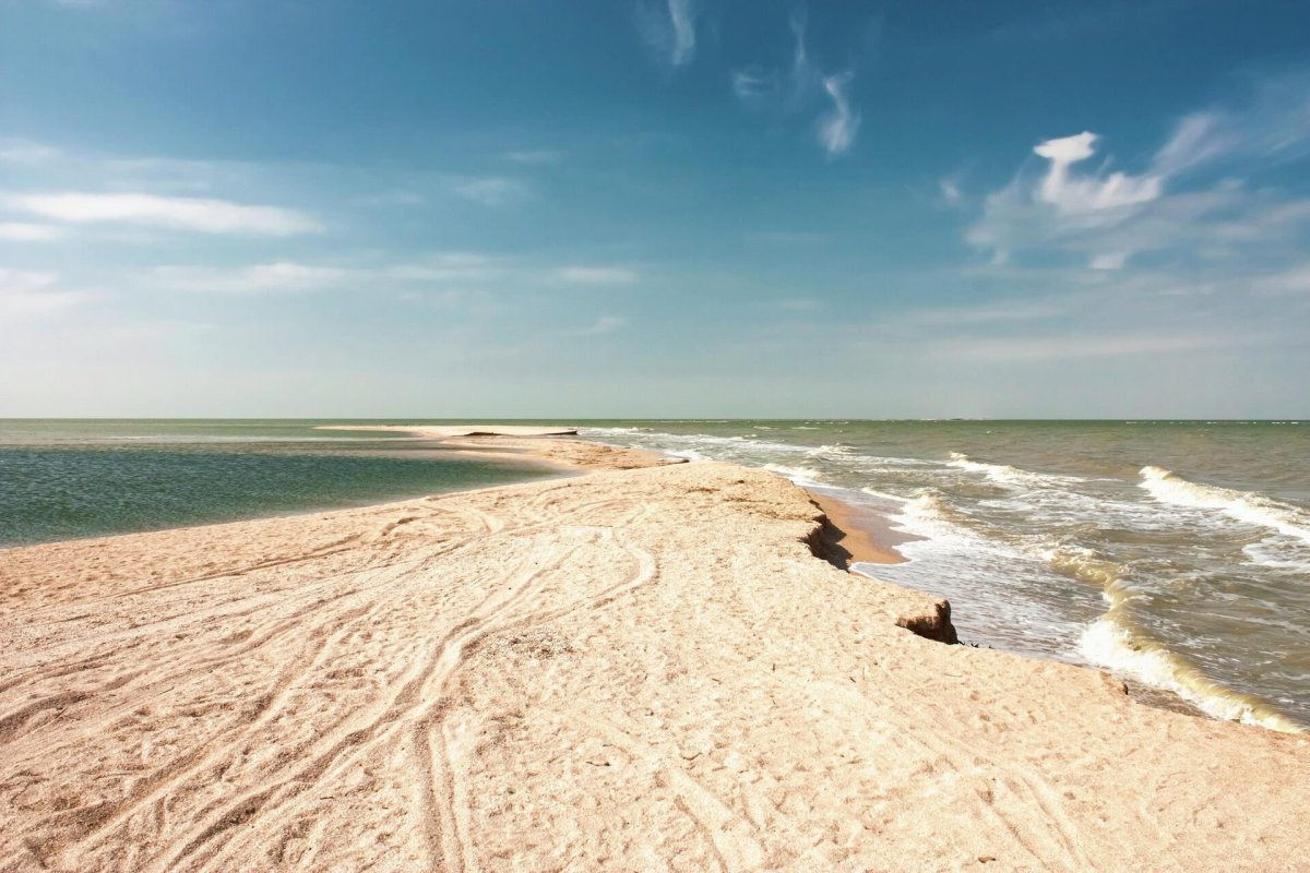 Павло-Очаковская коса Азовское море
