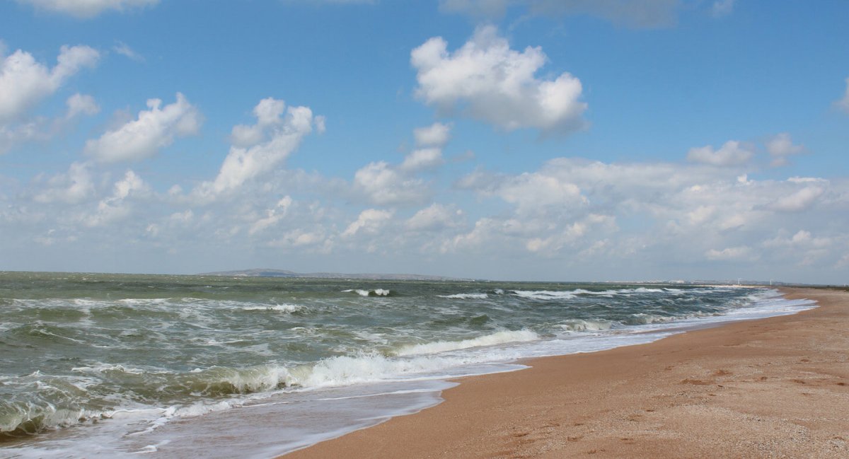 Азовское море село песочное