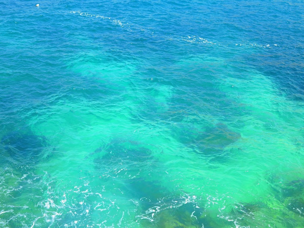Море бирюзового цвета