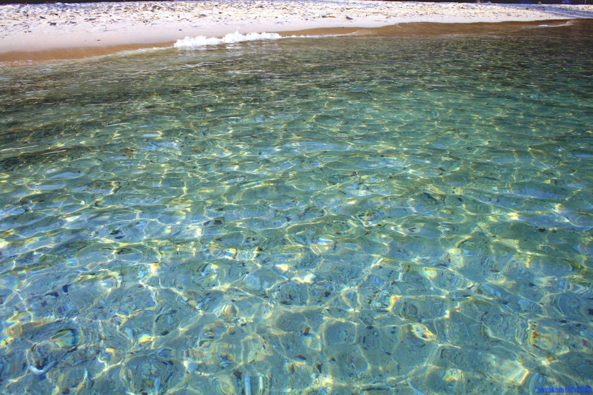 Очень прозрачная вода