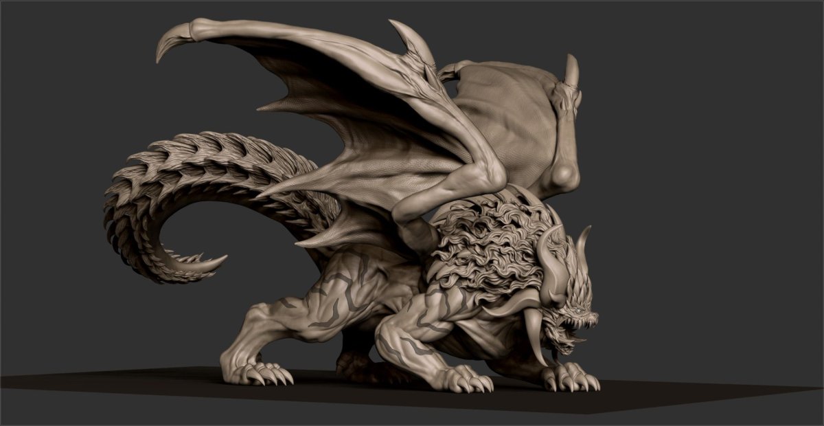 Brute creature by Ghamak STL