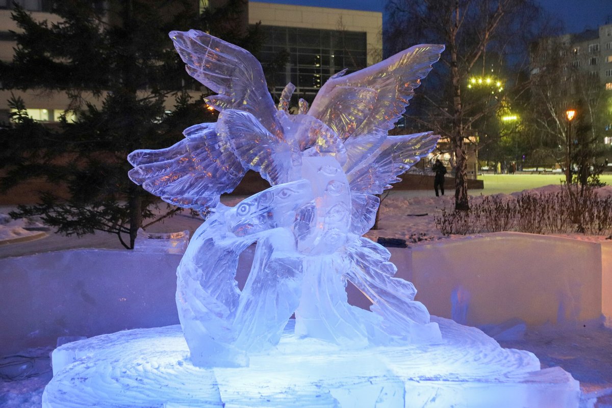 Конкурс ледяных фигур Красноярск