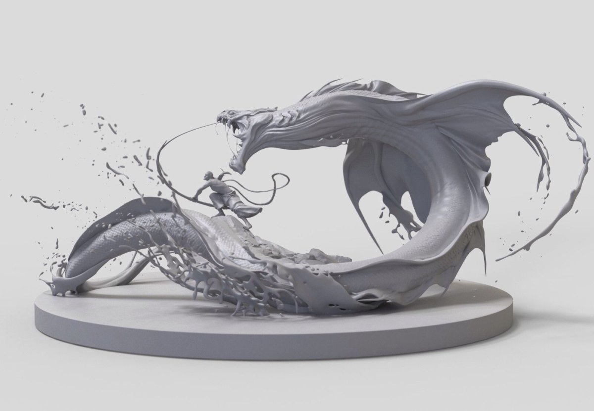 Водяной creature 3d модель