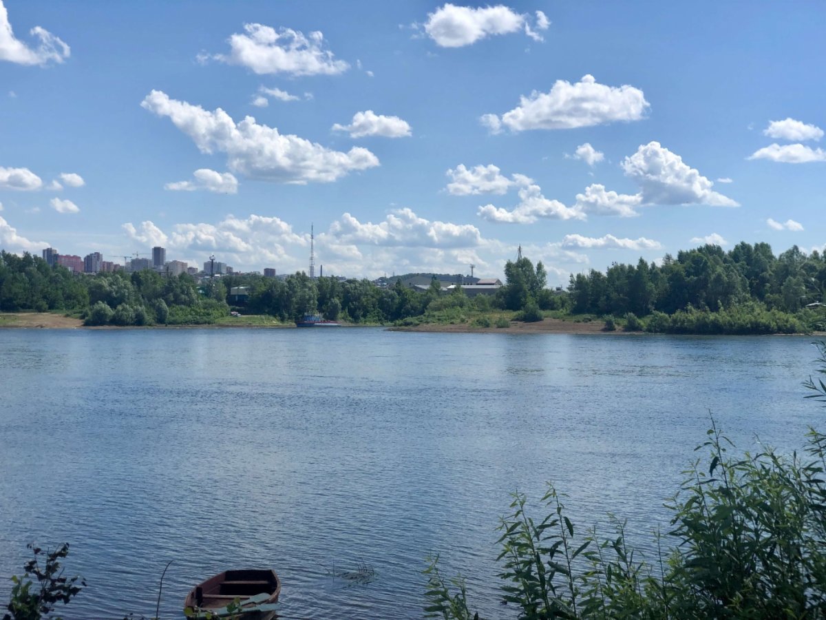 Кармановское водохранилище коса