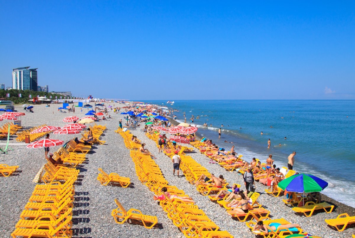 Батуми море пляж