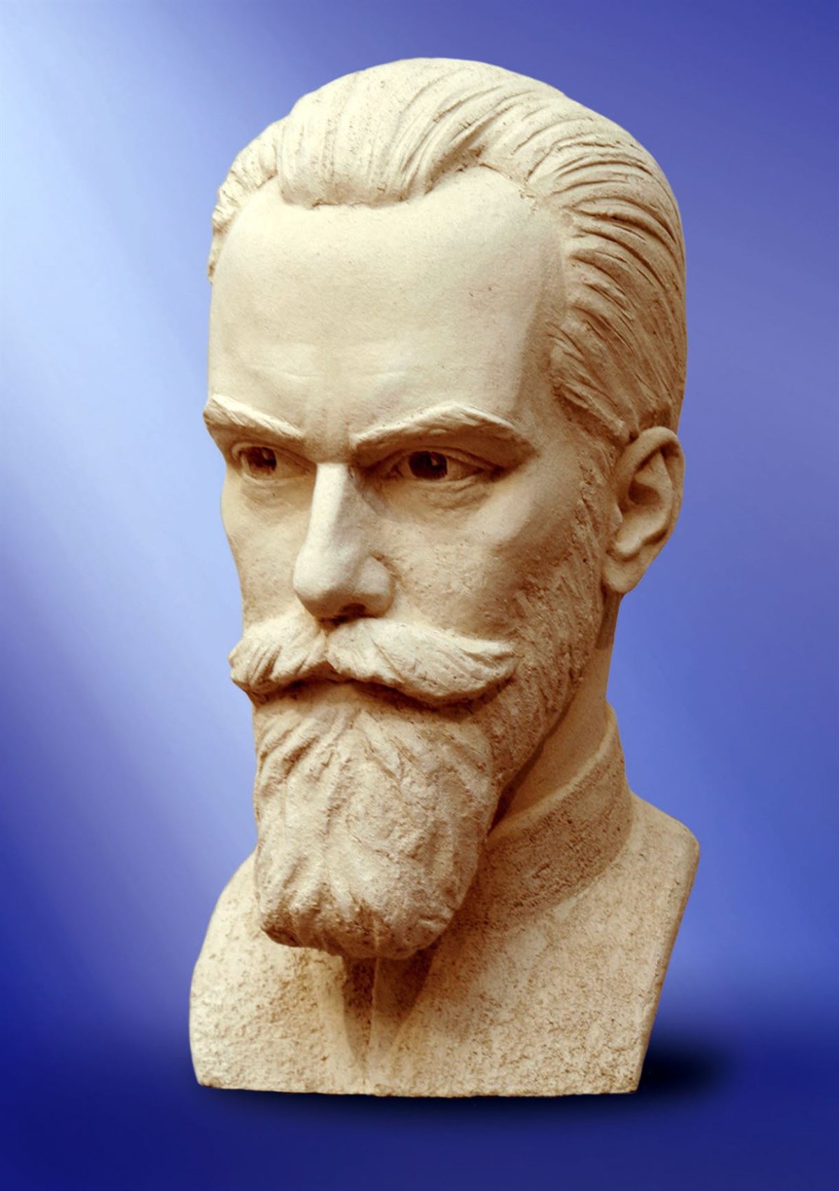 Голова с бородой скульптура