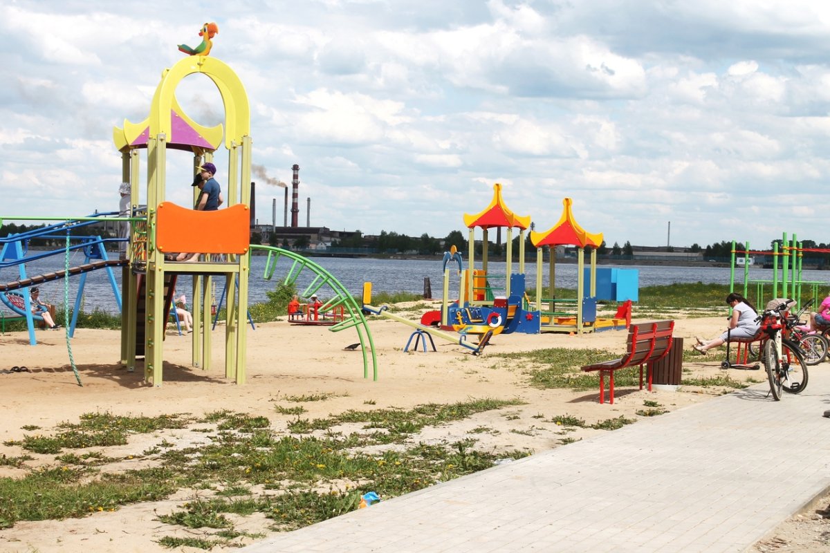 Омутнинск пляж городской