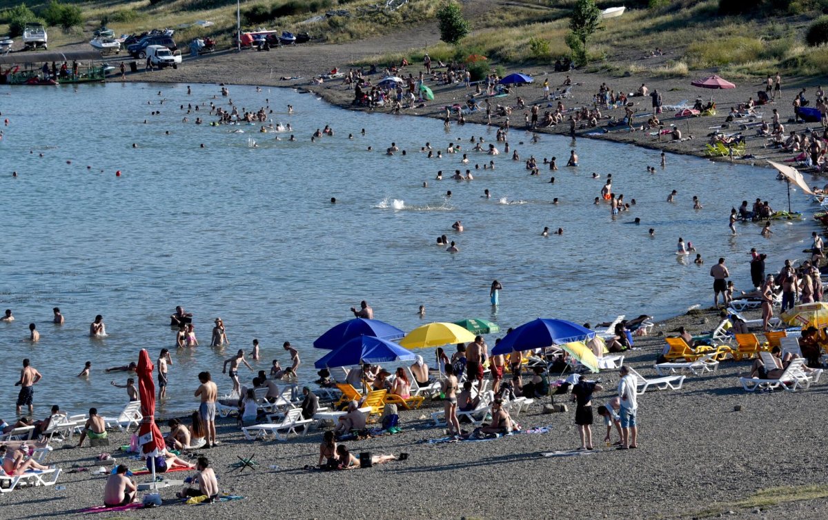 Тбилисское водохранилище купаться