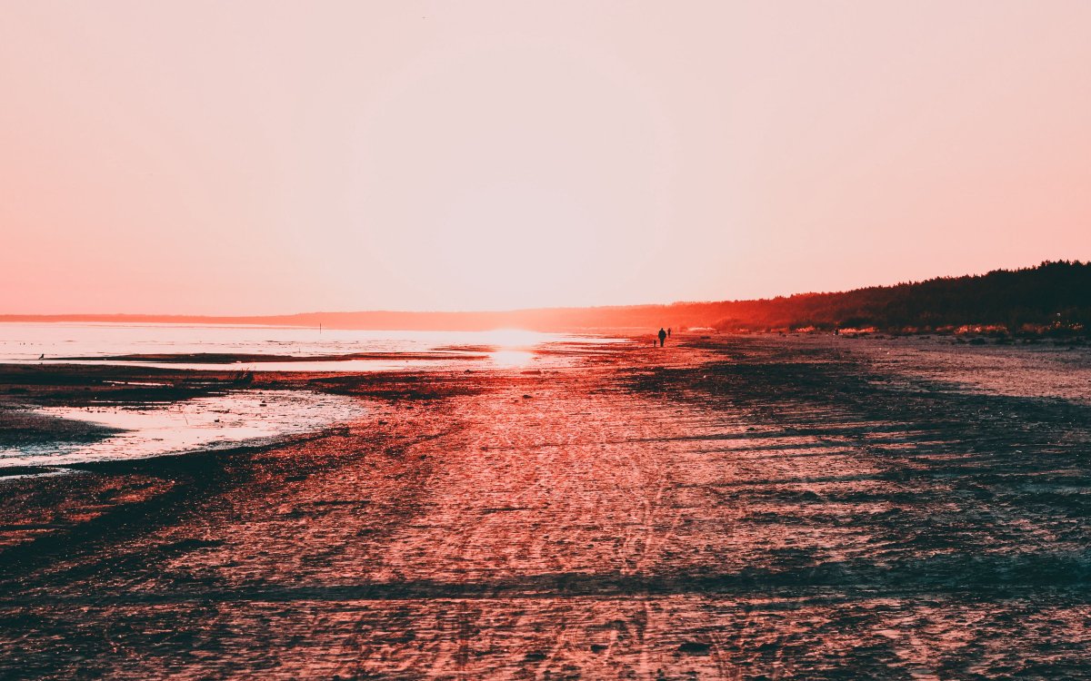 Закат на море