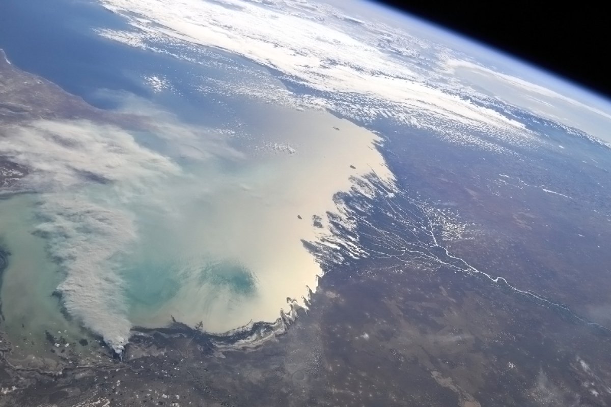 Каспийское море Дельта Волги