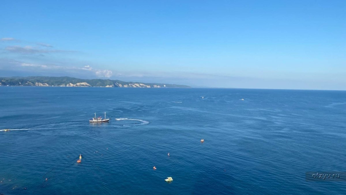 Вид на черное море с Босфора