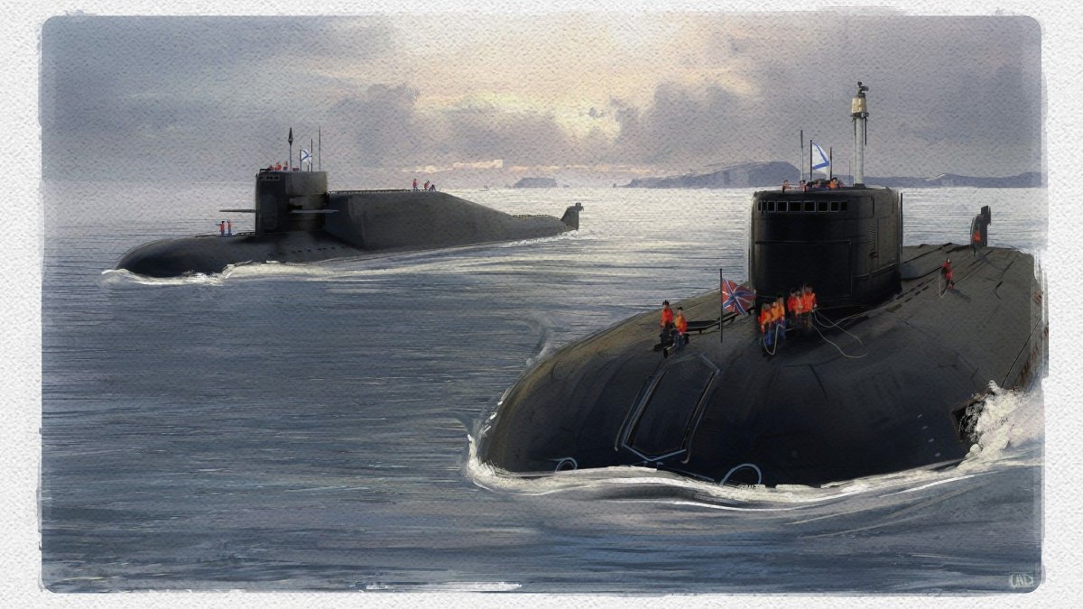 Подводная лодка 667 БДРМ картина