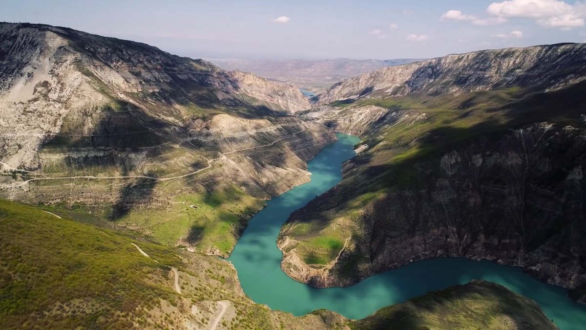 Чиркейское водохранилище в Дагестане