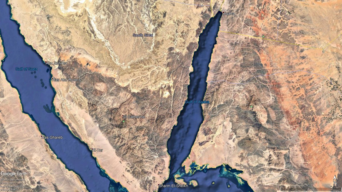 Акабский залив красного моря