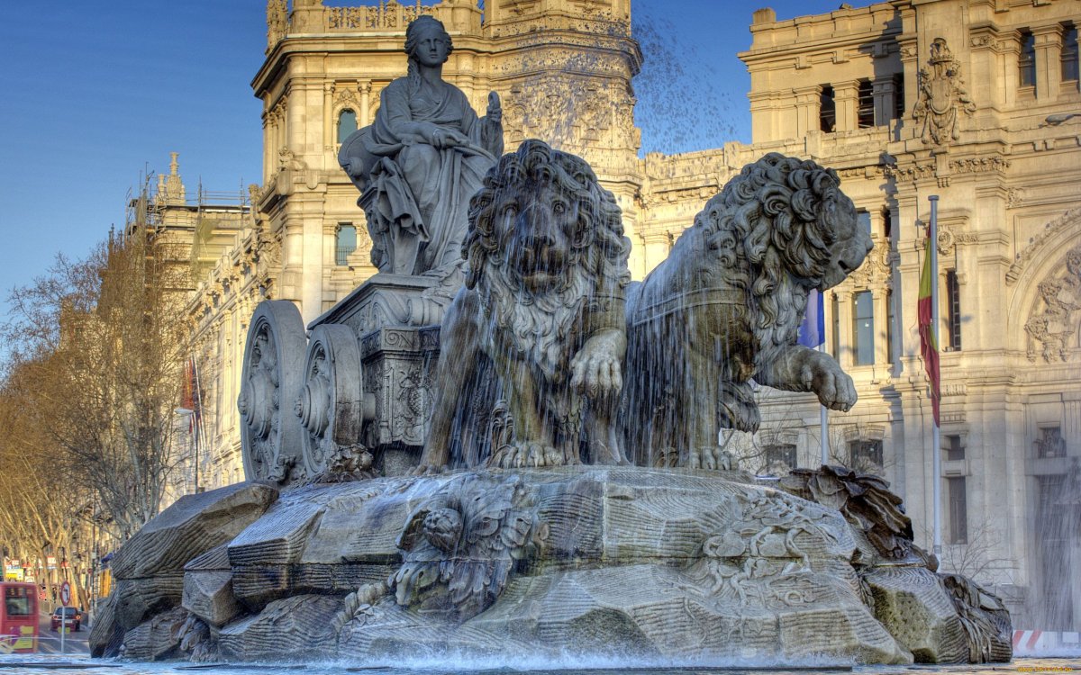 Мадрид fuente de Cibeles