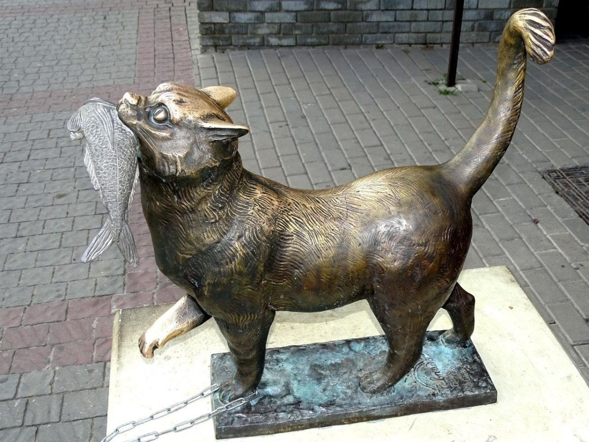 Памятник коту в Балаклаве