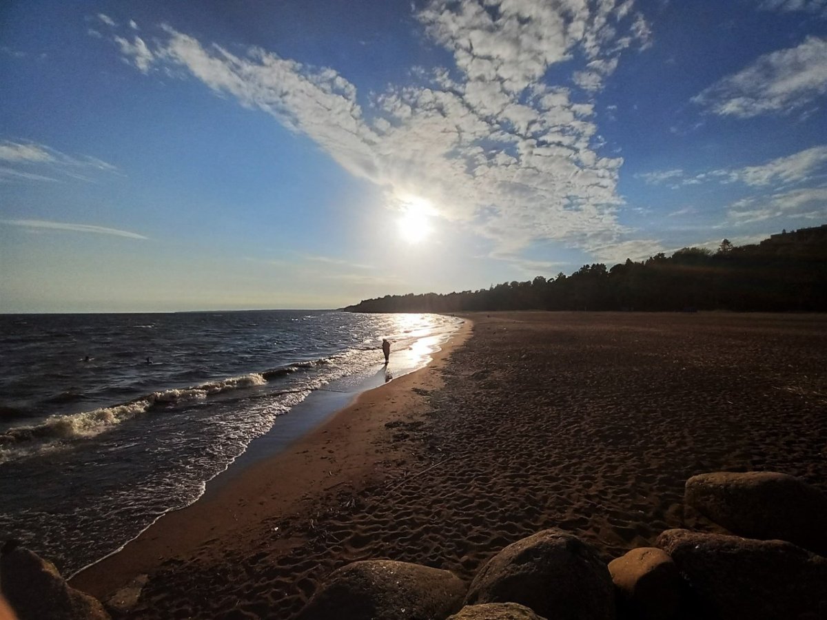 Пляж Северная Ривьера Зеленогорск
