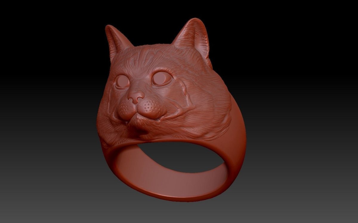 Голова кошки STL