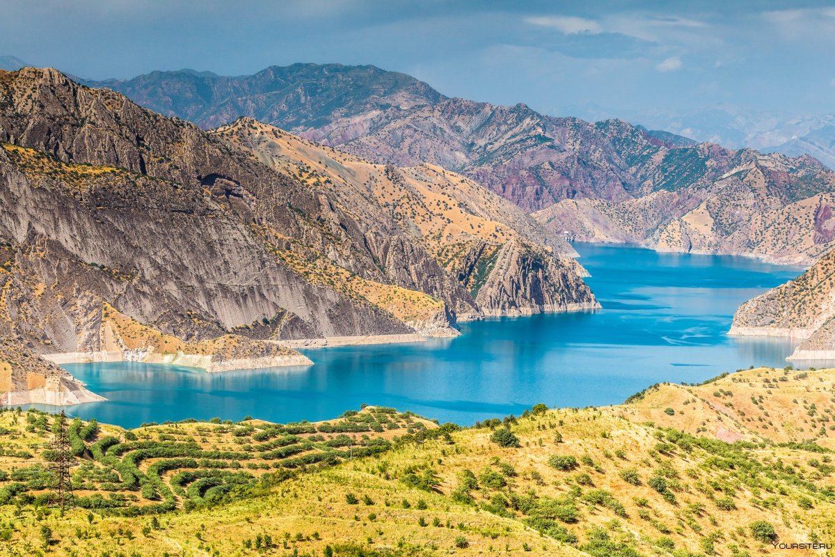 Нурекское море Таджикистан