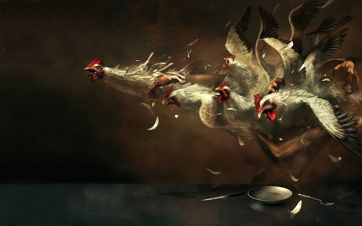 Ryohei Hase японский художник-сюрреалист