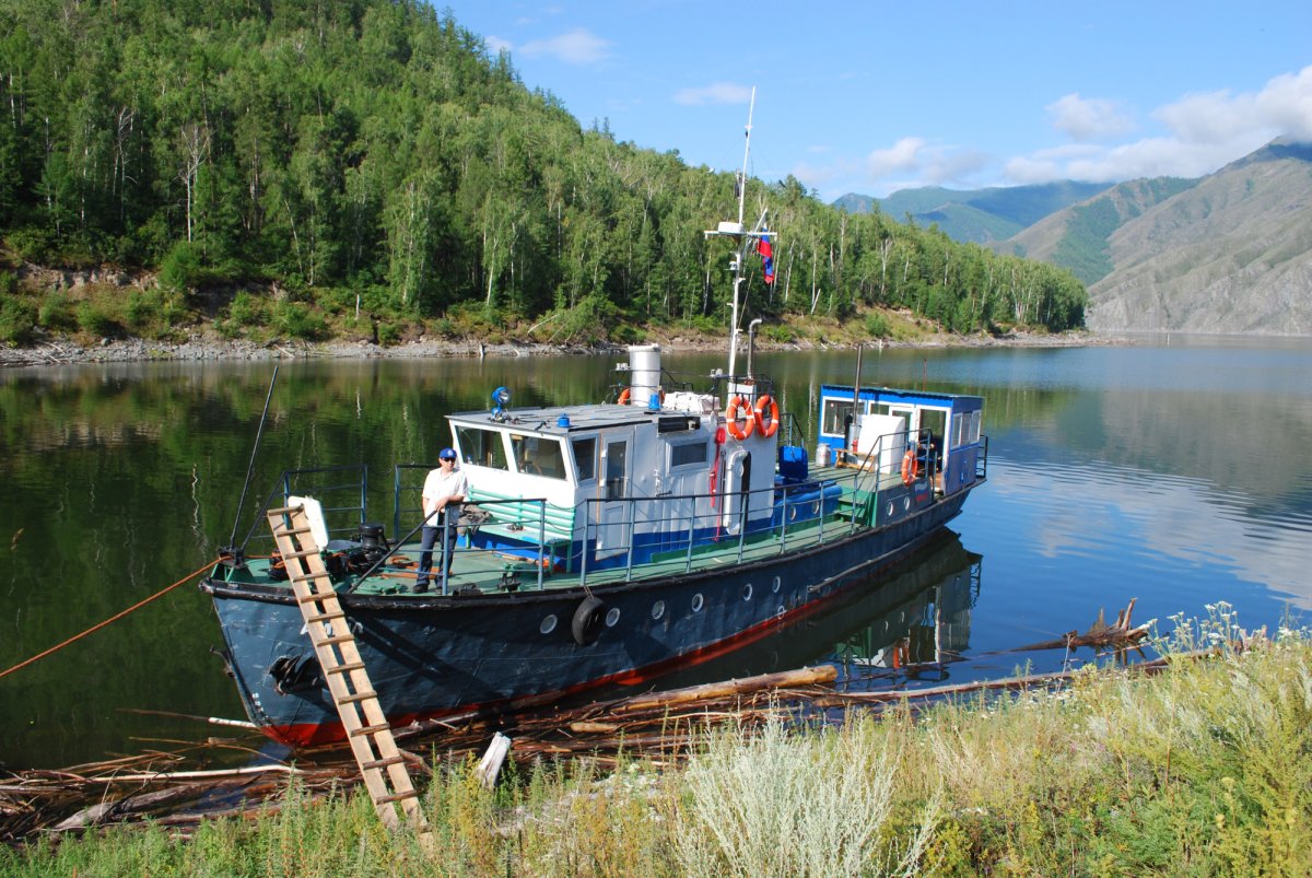Саяно-Шушенском водохранилище