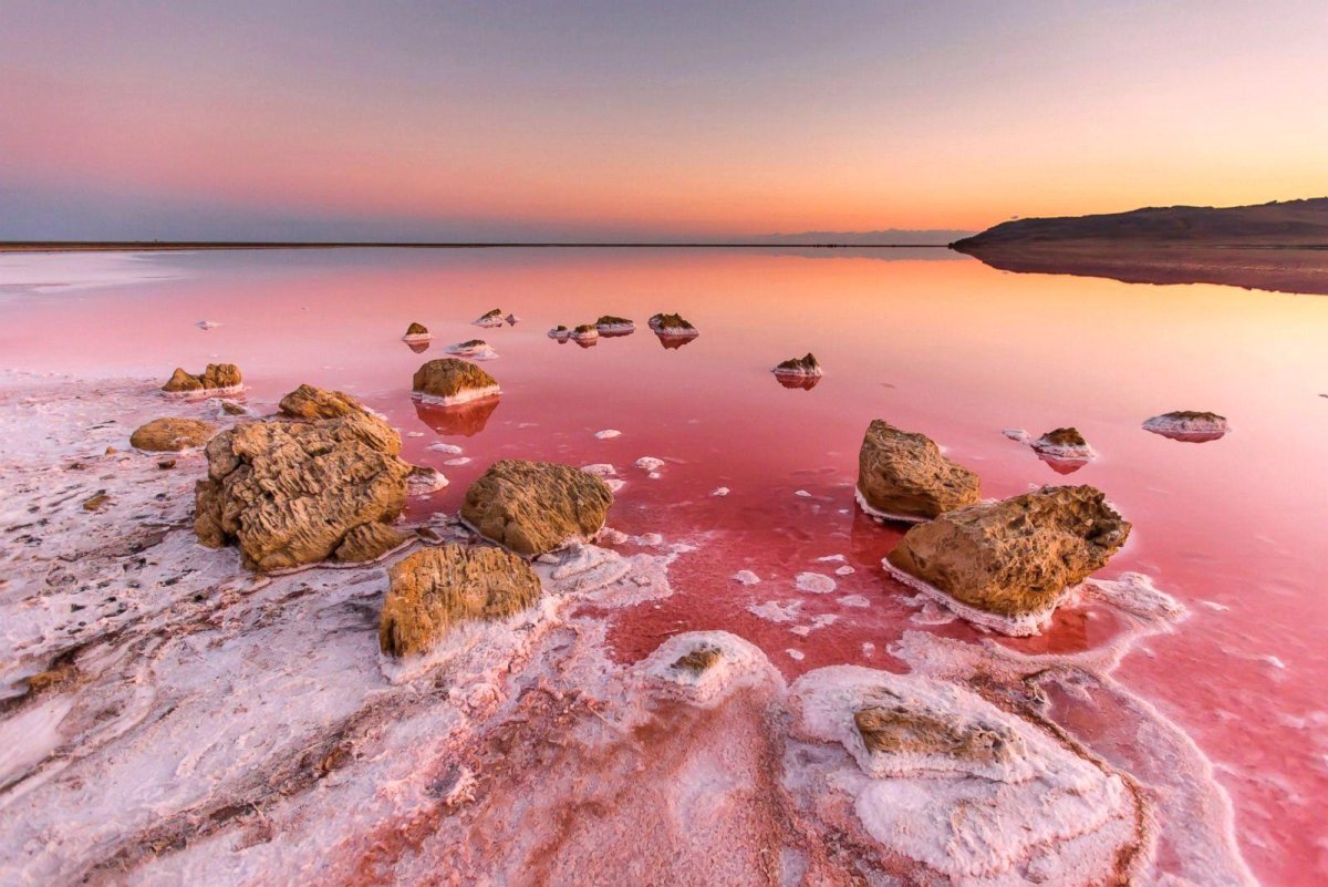 Кояшское озеро в Крыму