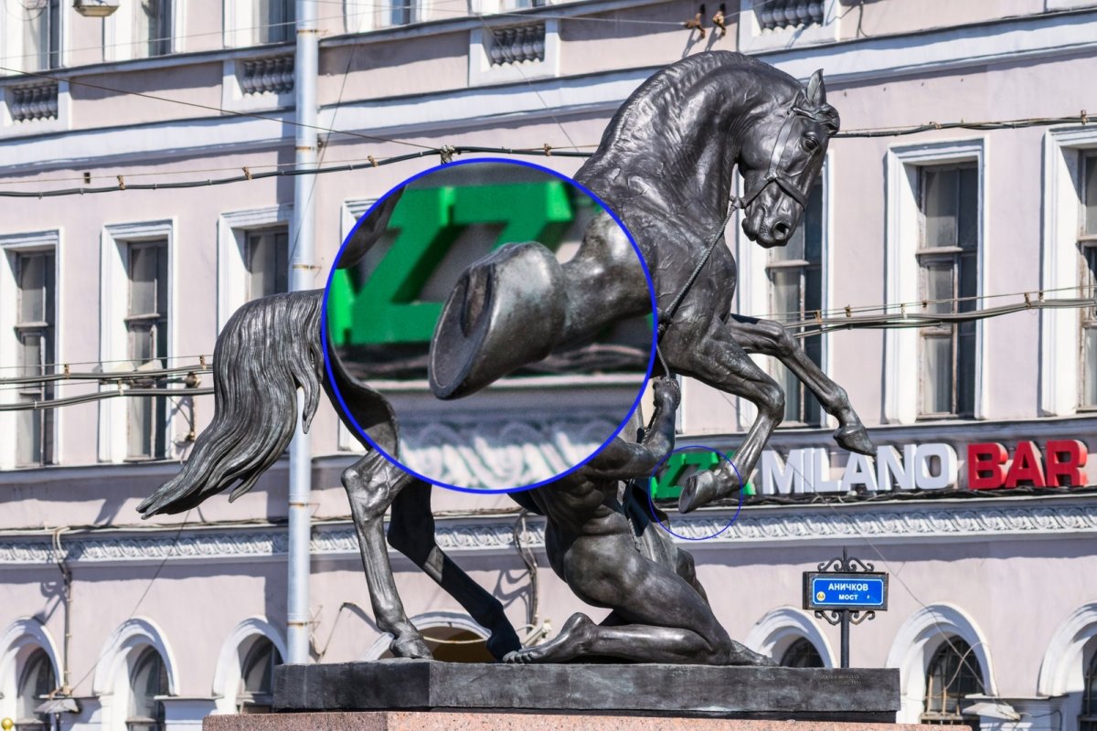 Клодт кони на Аничковом мосту в Петербурге
