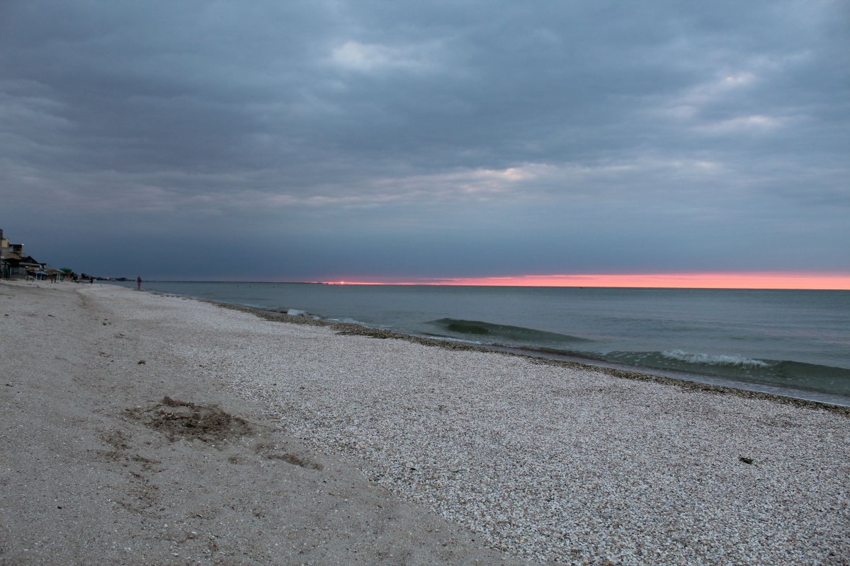 Азовское море коса Пересыпь