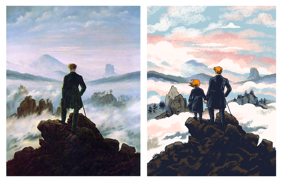 Каспар Давид Фридрих «Странник над морем тумана», 1817-1818