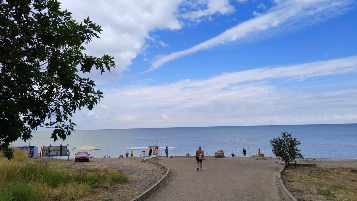 Город Ейск пляж