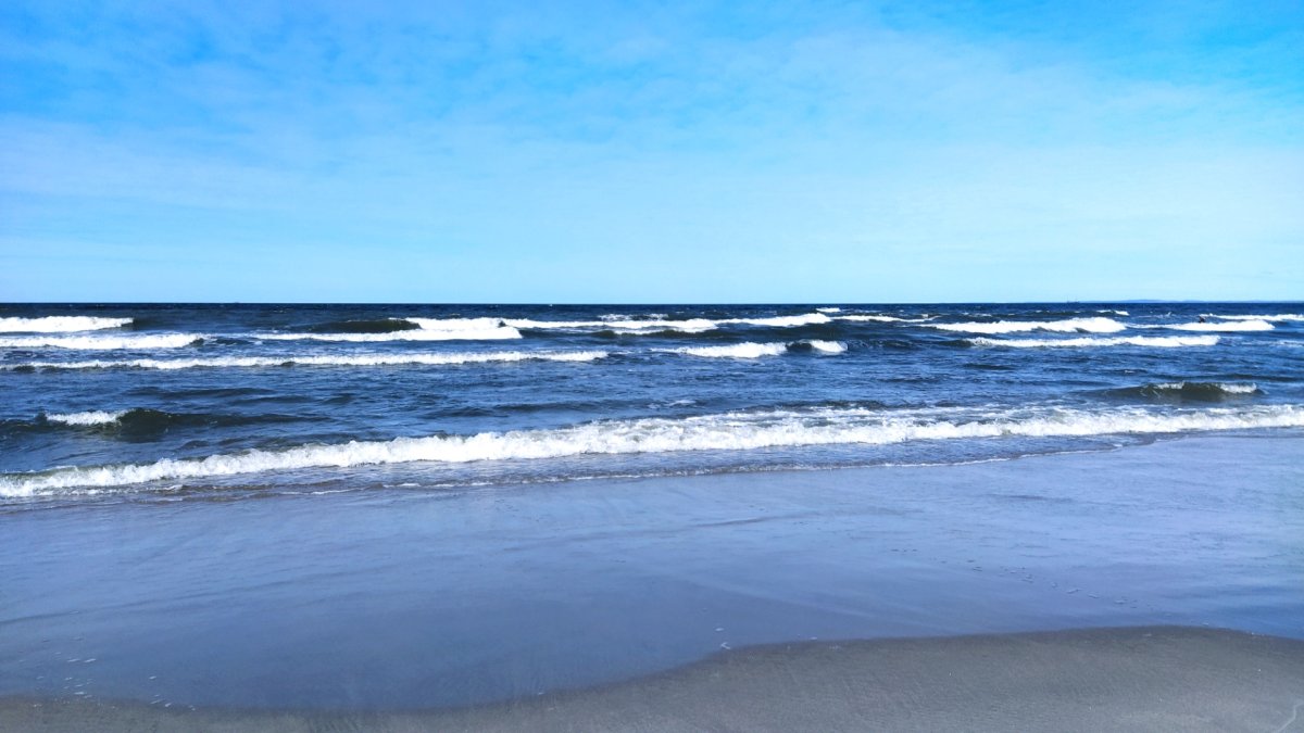 Балтийское море в разные времена года. Фото