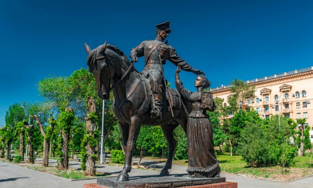 Памятник казачеству в Волгограде
