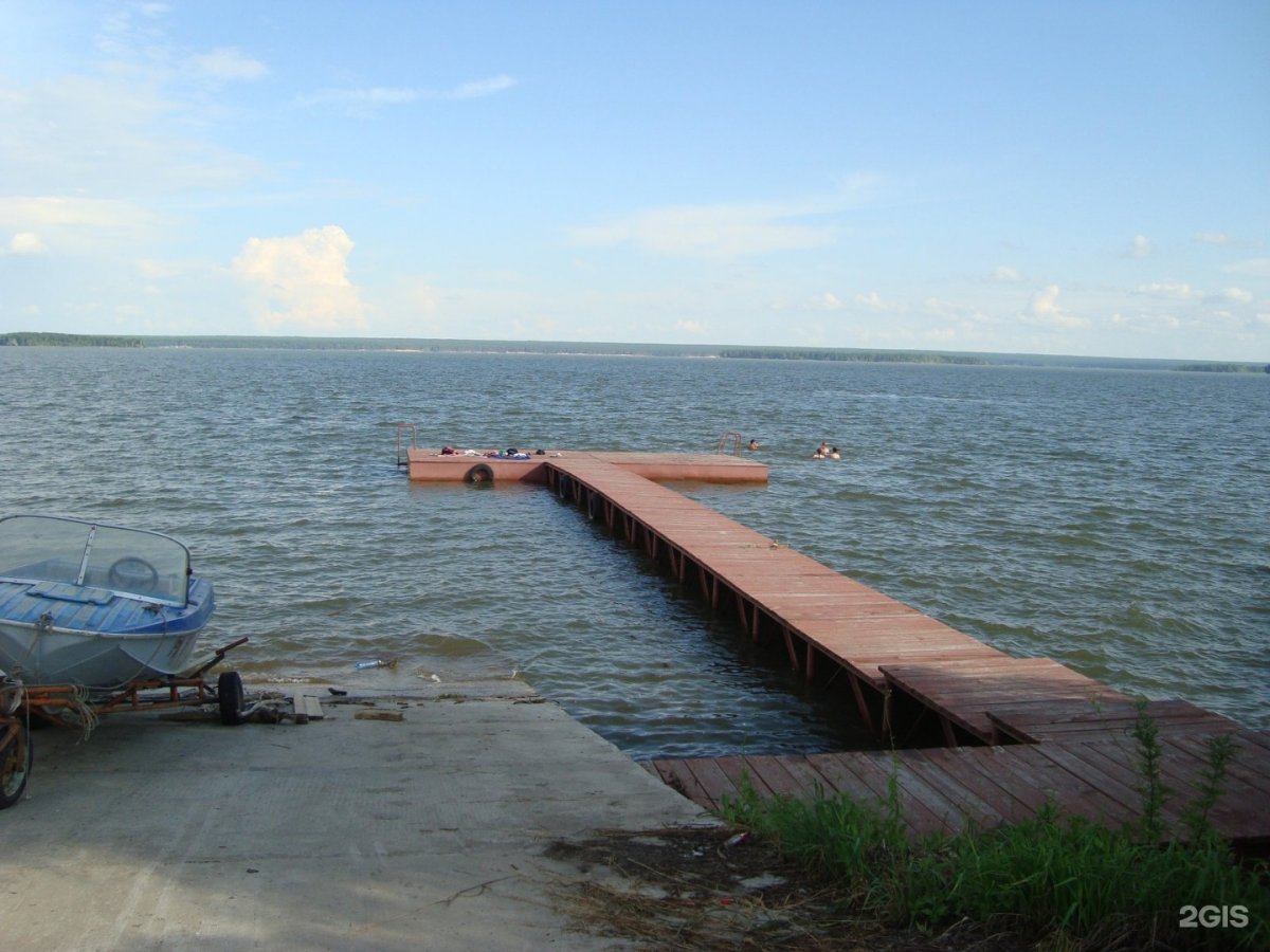 Пирс на Обском море