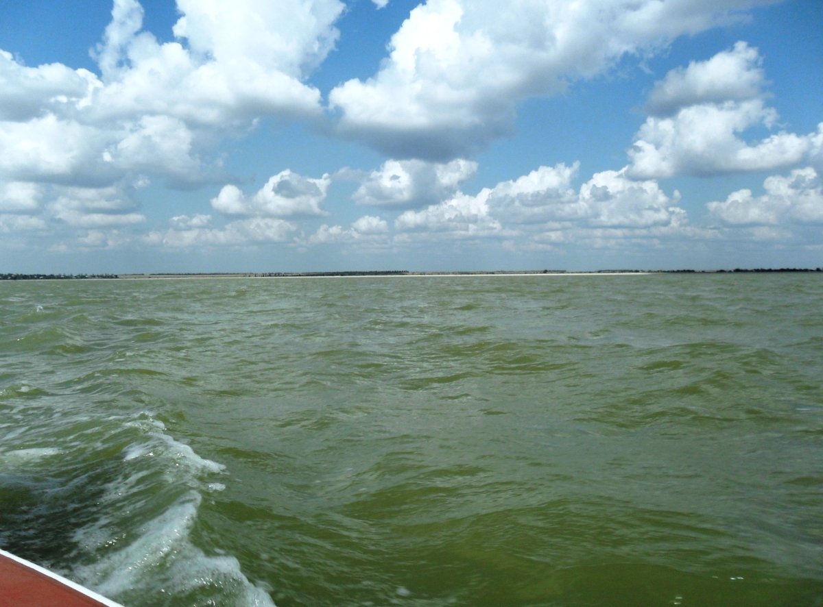 По Азовскому морю в черное море Парус