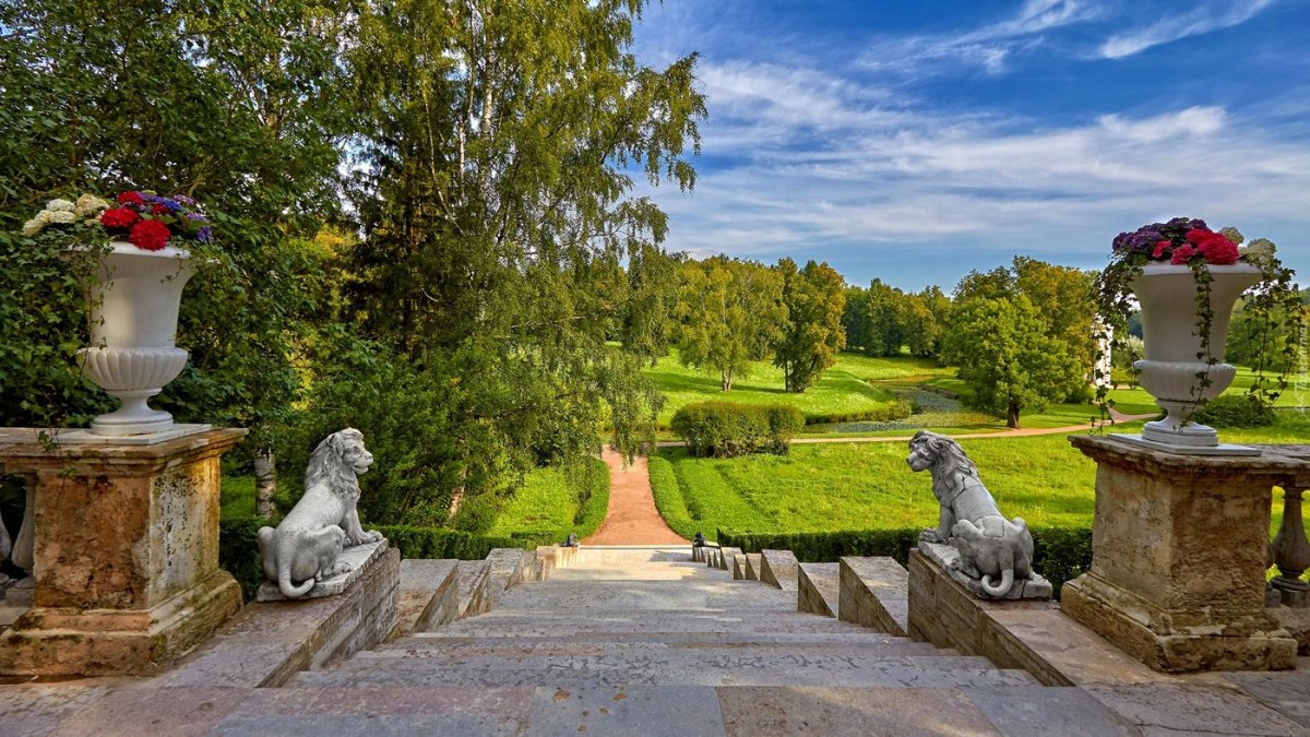 Пейзажный парк в Павловске