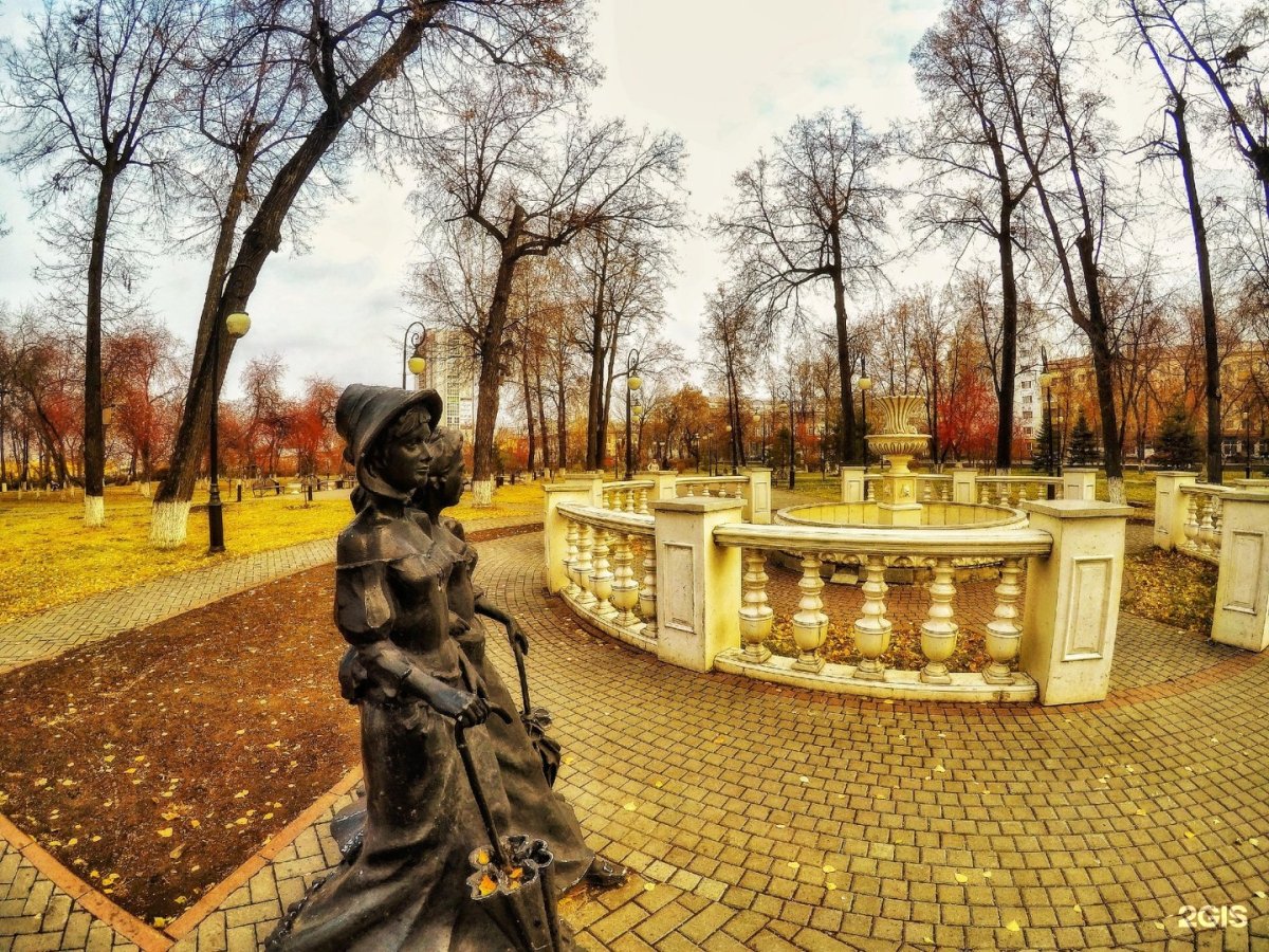 Александровский сад Тюмень фонтан
