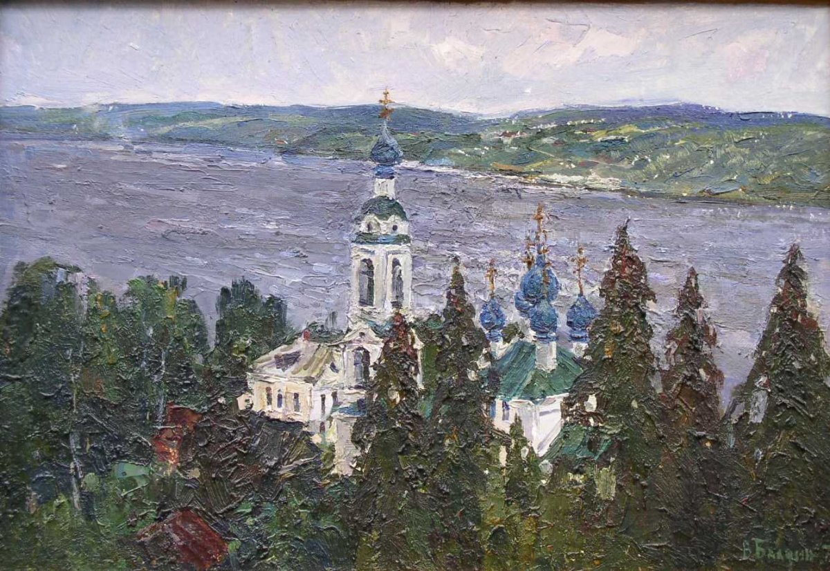 Левитан плёс на Волге