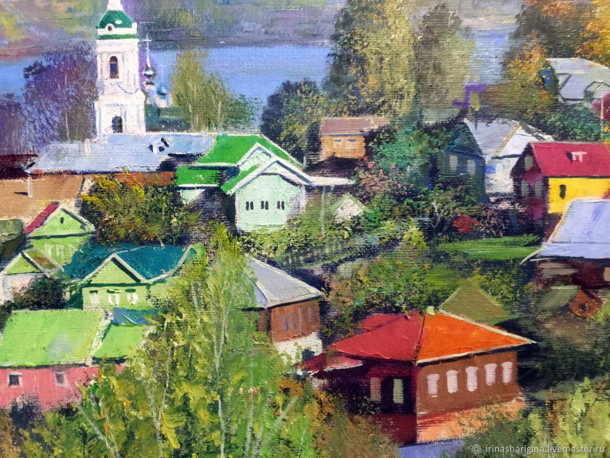 Картины Левитана Плес на Волге