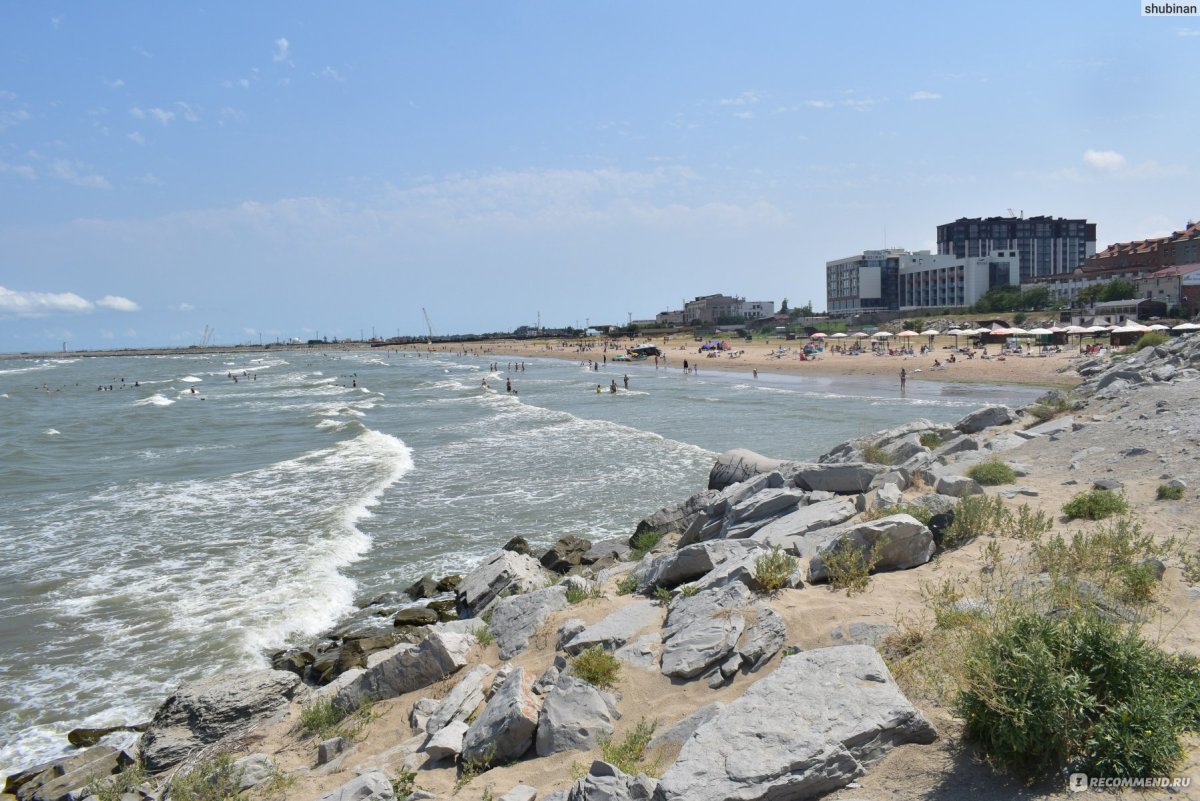 Каспийское море пляж