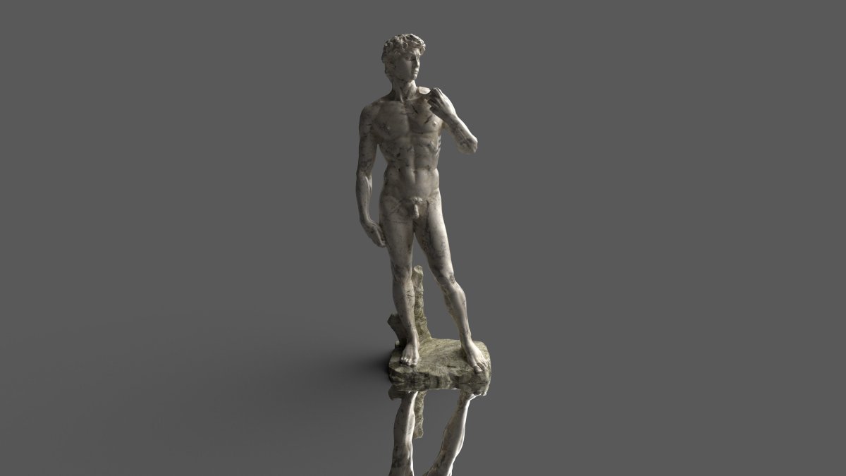 David Statue 3d