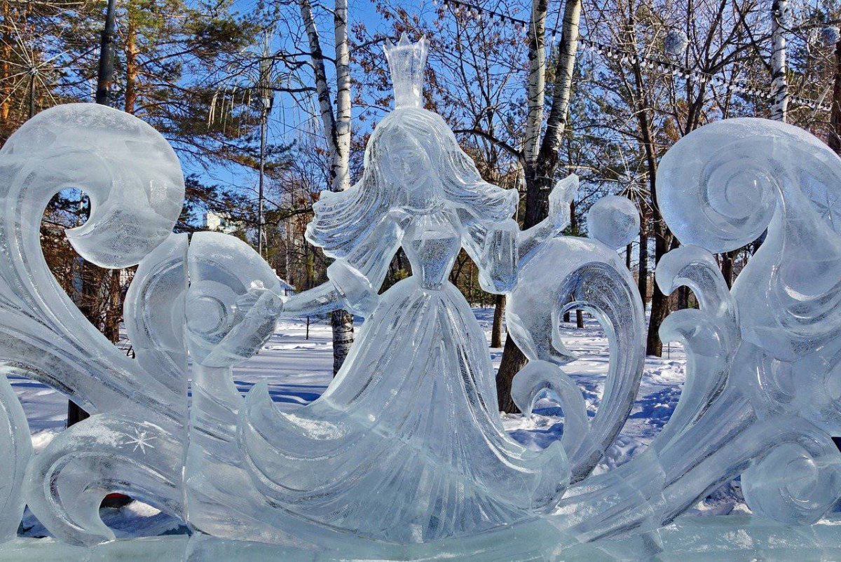 Ханты-Мансийск ледяной городок 2019