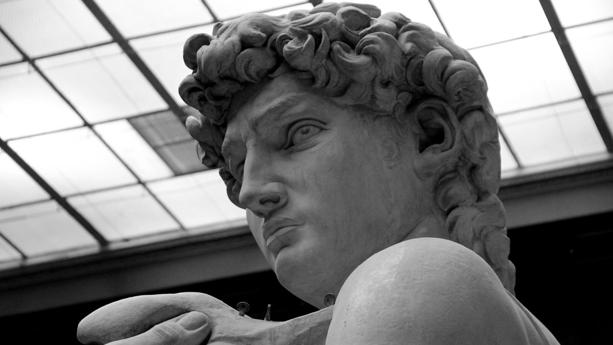 Давид Statue Black